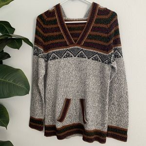 Hand Woven Alpaca Hoodie